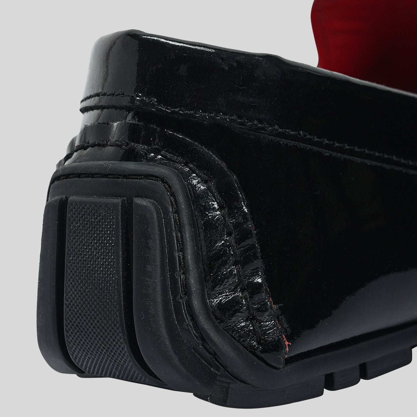Men's Leather Black Loafers Shoes