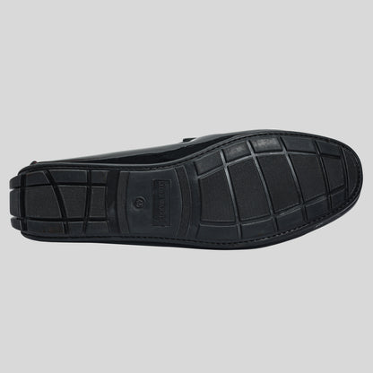 Men's Leather Black Loafers Shoes