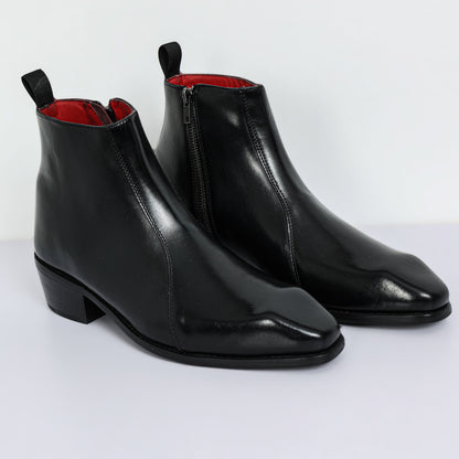 Leder Warren Elite Cuban: Premium Italian Leather Boots