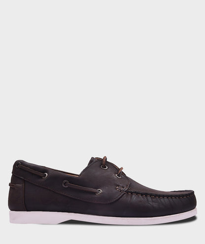 Lederwarren Boat Brown Shoes