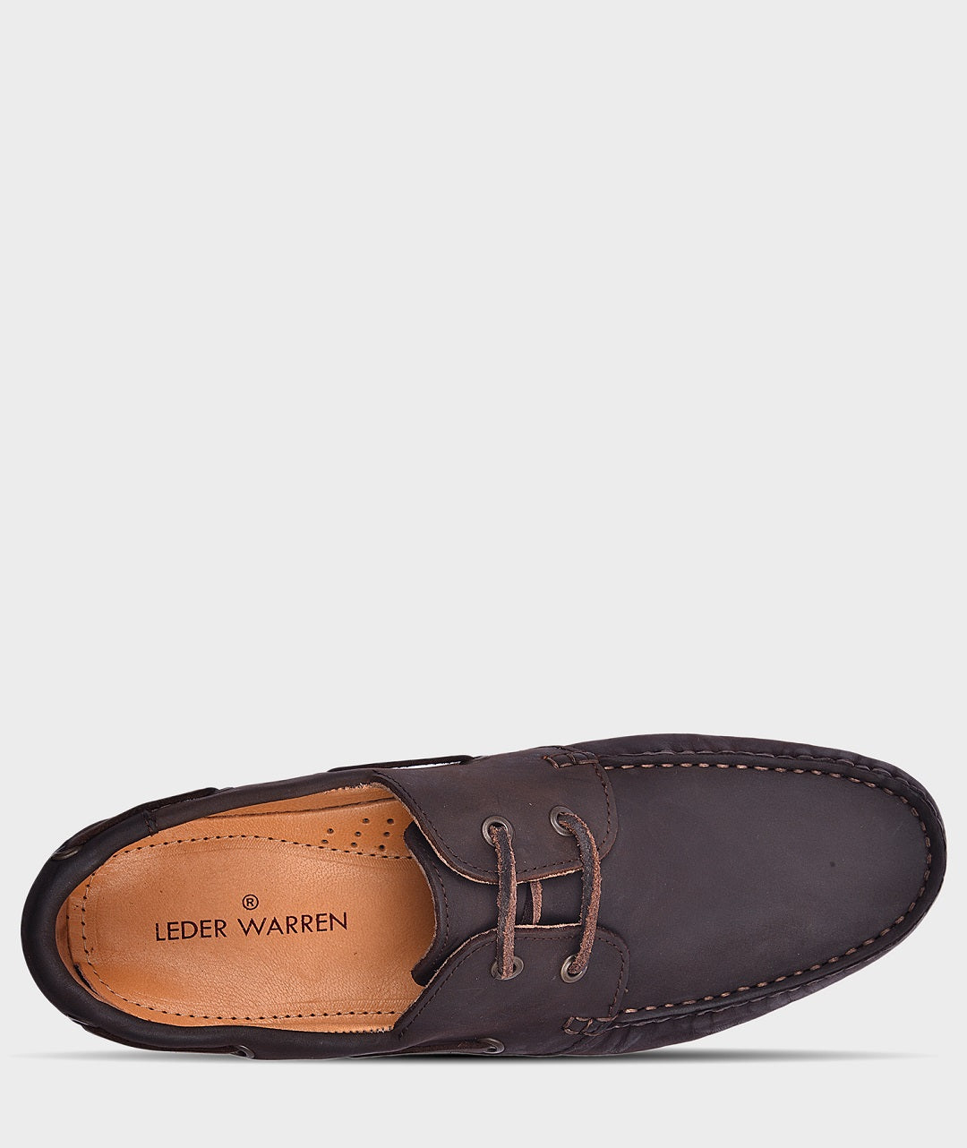 Lederwarren Boat Brown Shoes