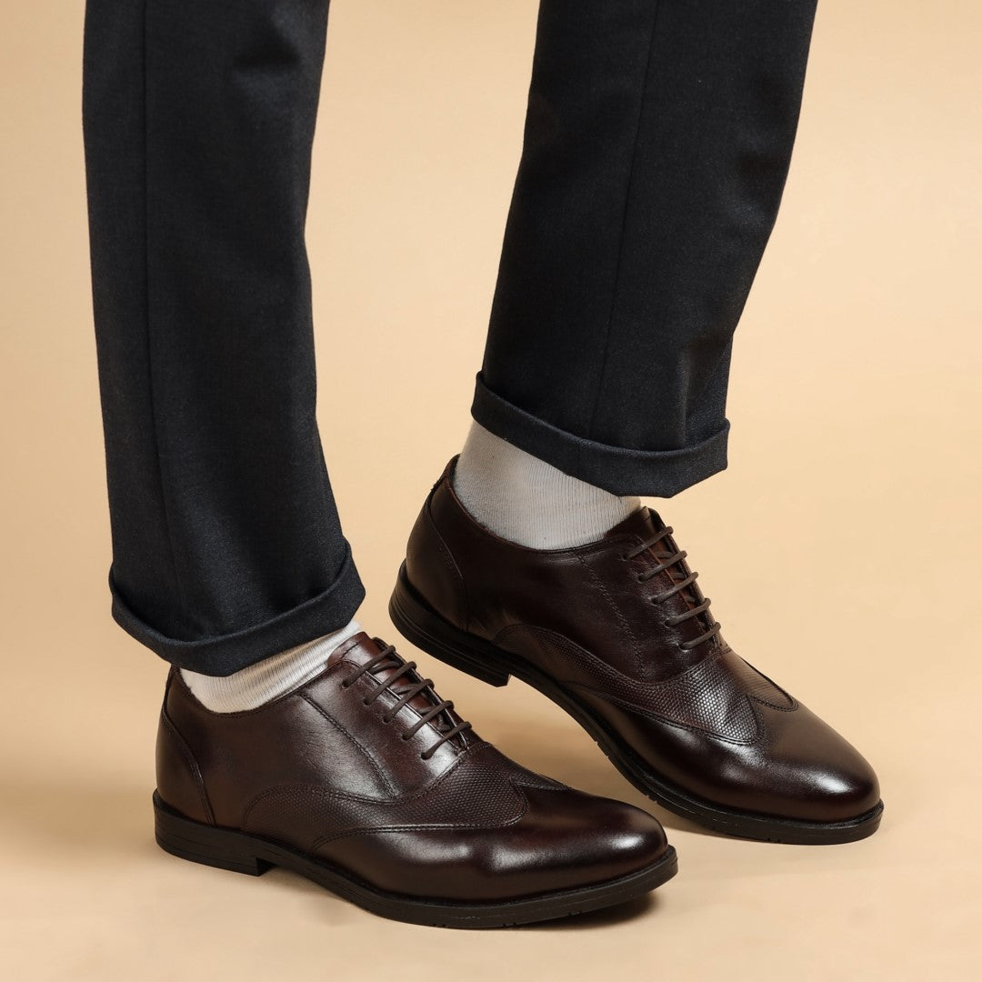LEDERWARREN Broque Brown Formal Shoes