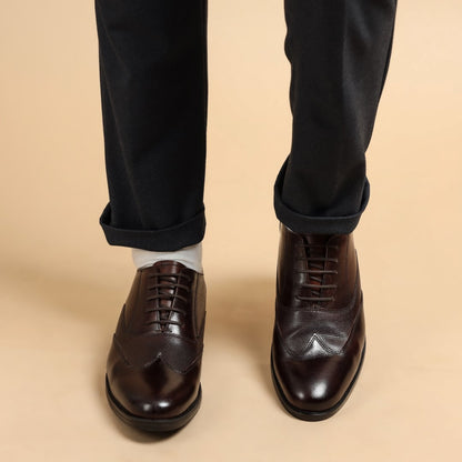 LEDERWARREN Broque Brown Formal Shoes