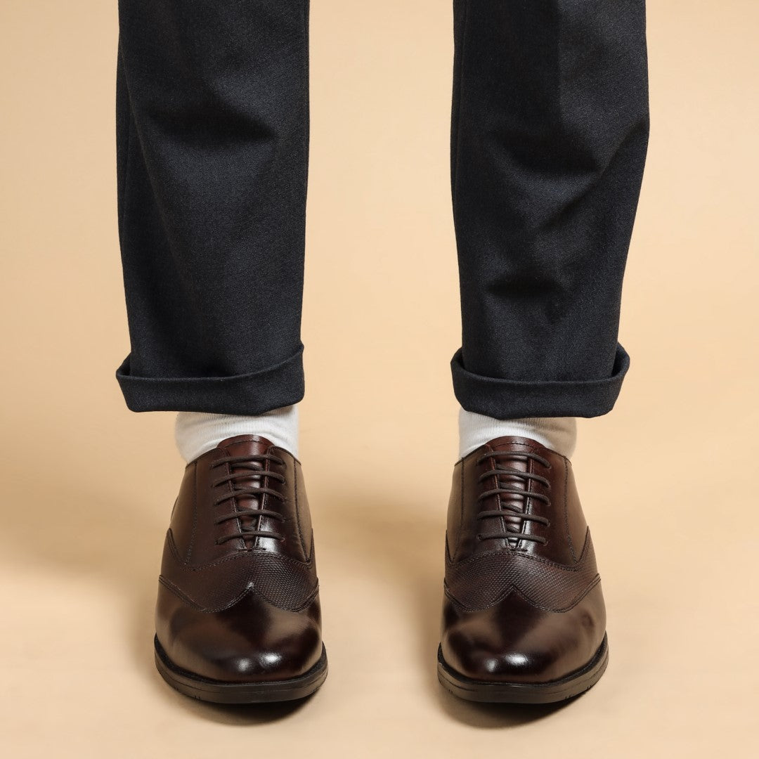 LEDERWARREN Broque Brown Formal Shoes