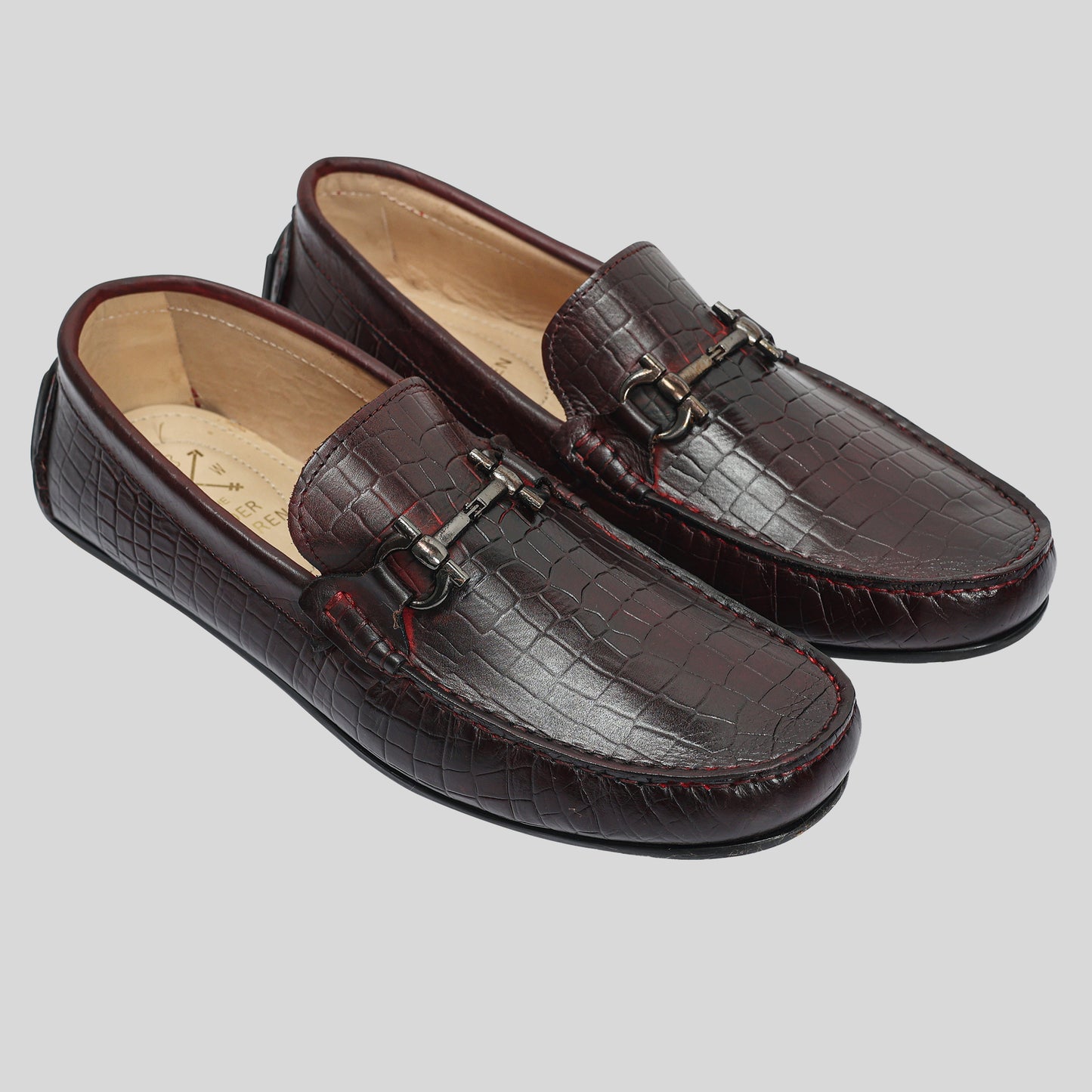 Premium Leather Buckle Men's Leather Loafers