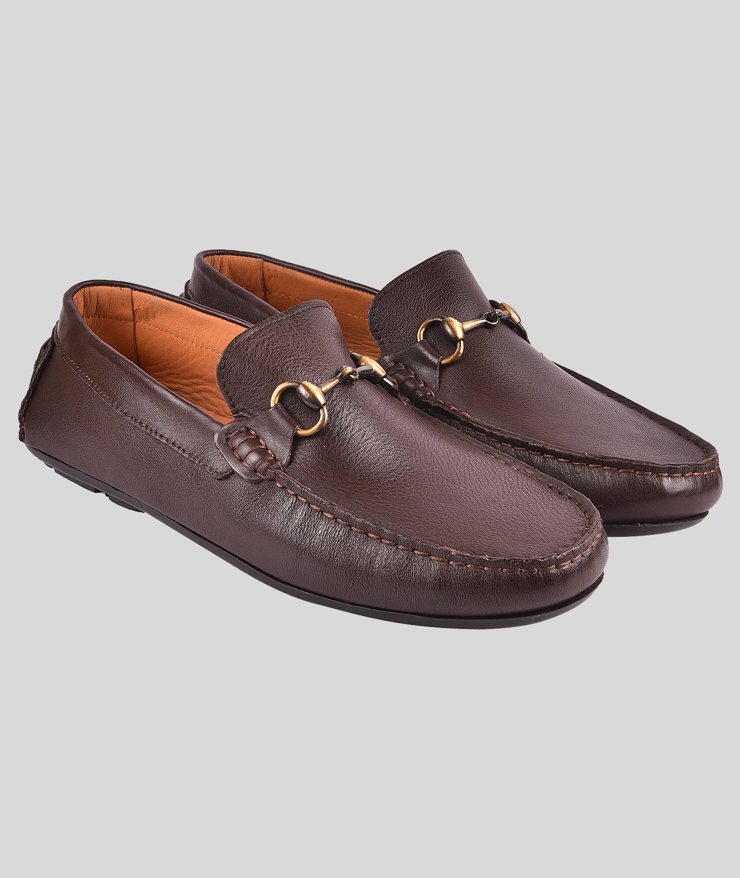 Leather Buckle Men's Leather Loafers Shoes