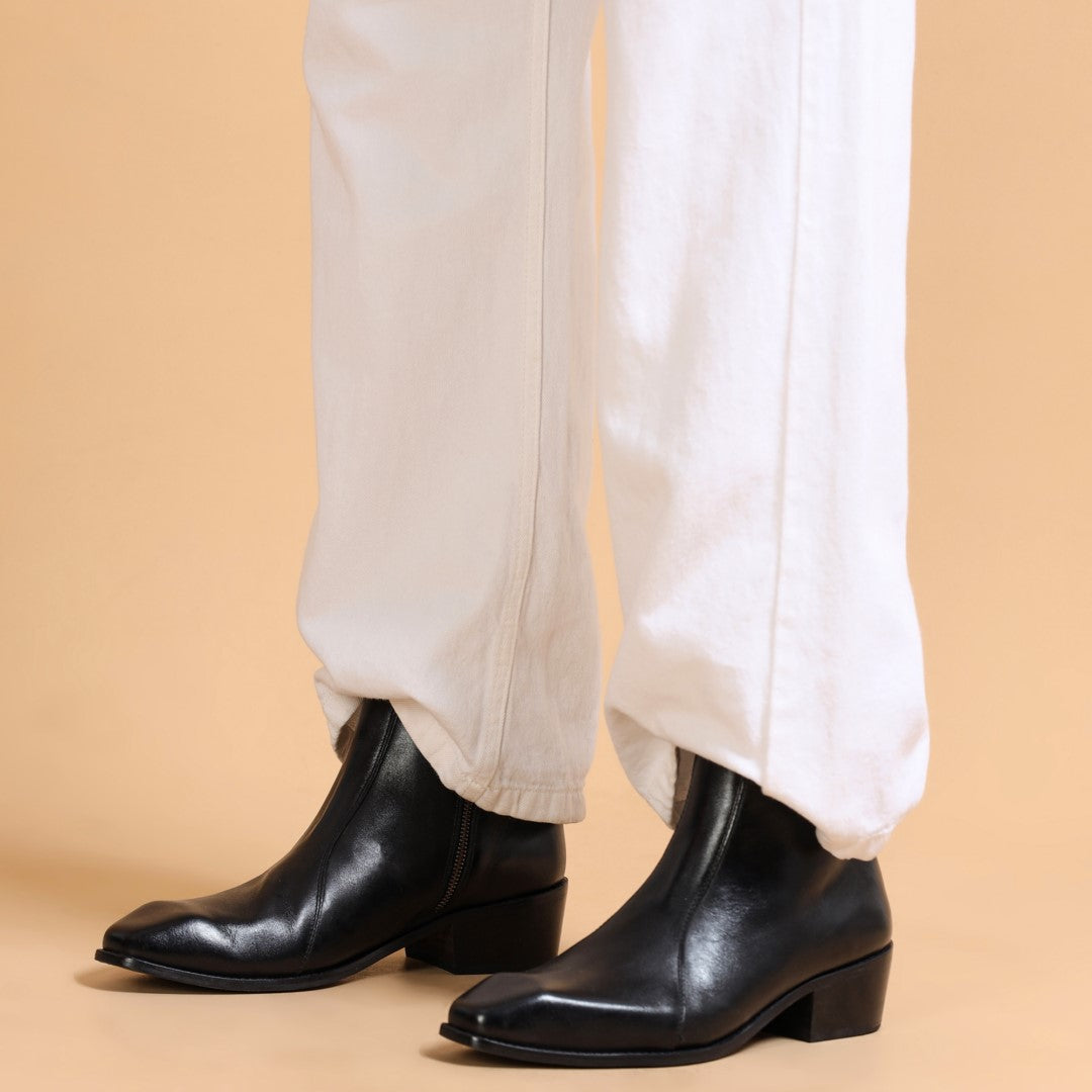 Leder Warren Elite Cuban: Premium Italian Leather Boots