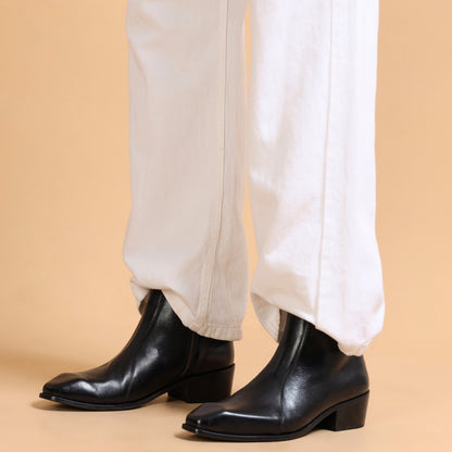 Leder Warren Elite Cuban: Premium Italian Leather Boots