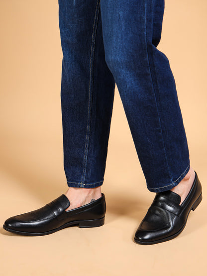 Penny Loafers  Black Shoes