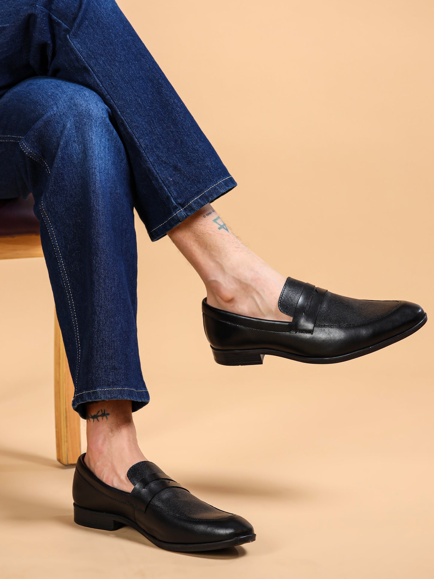 Penny Loafers  Black Shoes