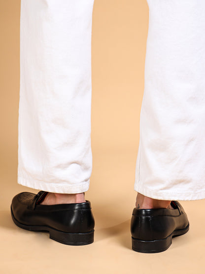 Men's Leather Buckle Shoes