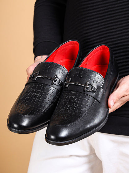 Men's Leather Buckle Shoes