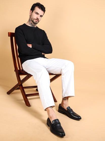 Men's Leather Buckle Shoes