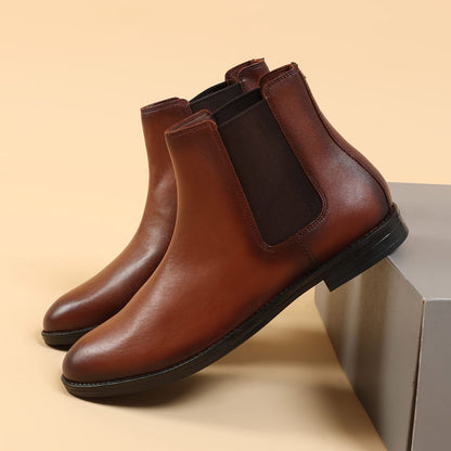 Leder warren Chelsea Boots Tan