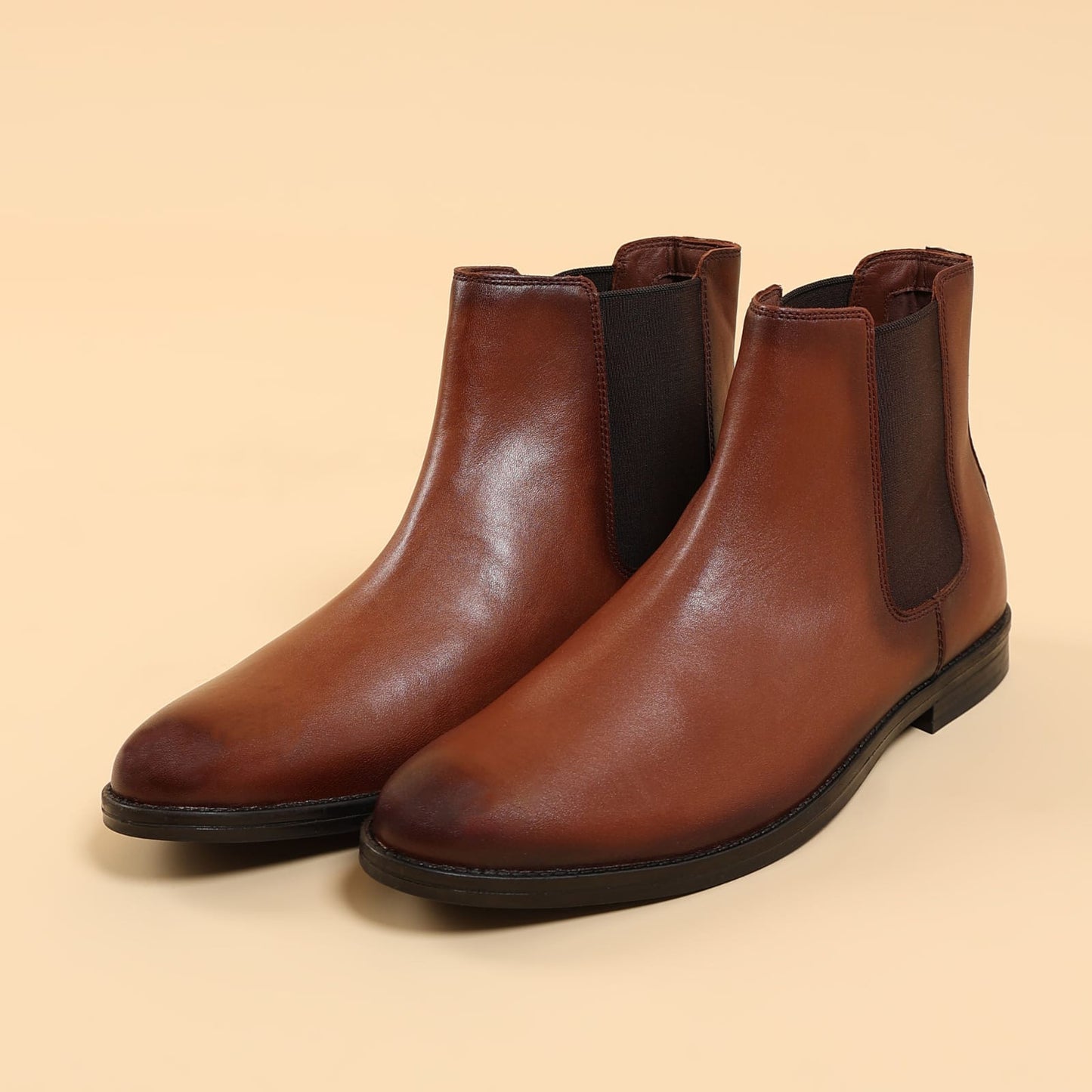 Leder warren Chelsea Boots Tan