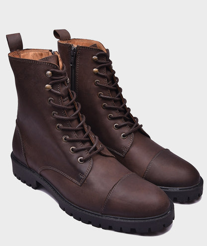 High Ankle Riding Leather Boots For Men