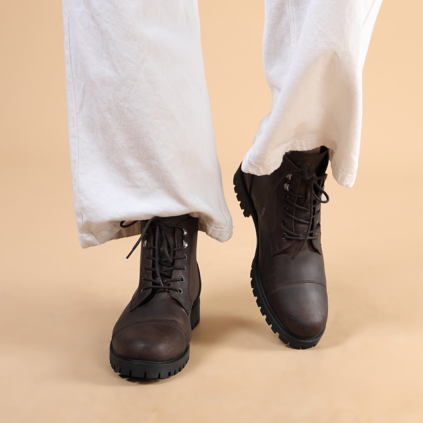 Men's Riding Boots Lace Up