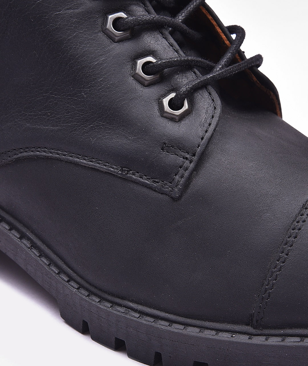 Leather Riding Boots For Men Black