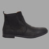 Lederwarren  Chelsea Black Nubuck Leather Boots