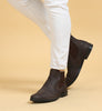 Lederwarren Chelse Brown Nubuck Leather Boot