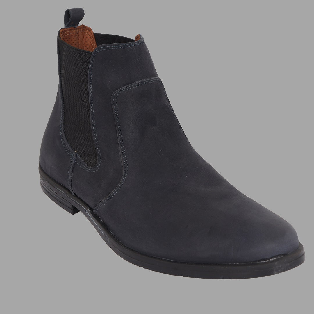 Leder warren Chelsea Blue Nubuck Leather Boots for men