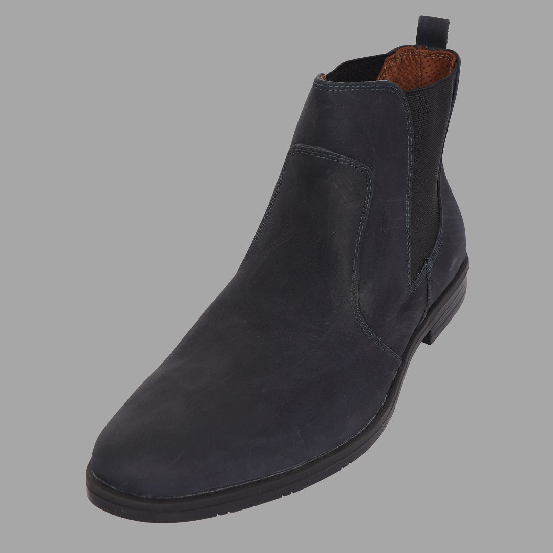 Leder warren Chelsea Blue Nubuck Leather Boots for men