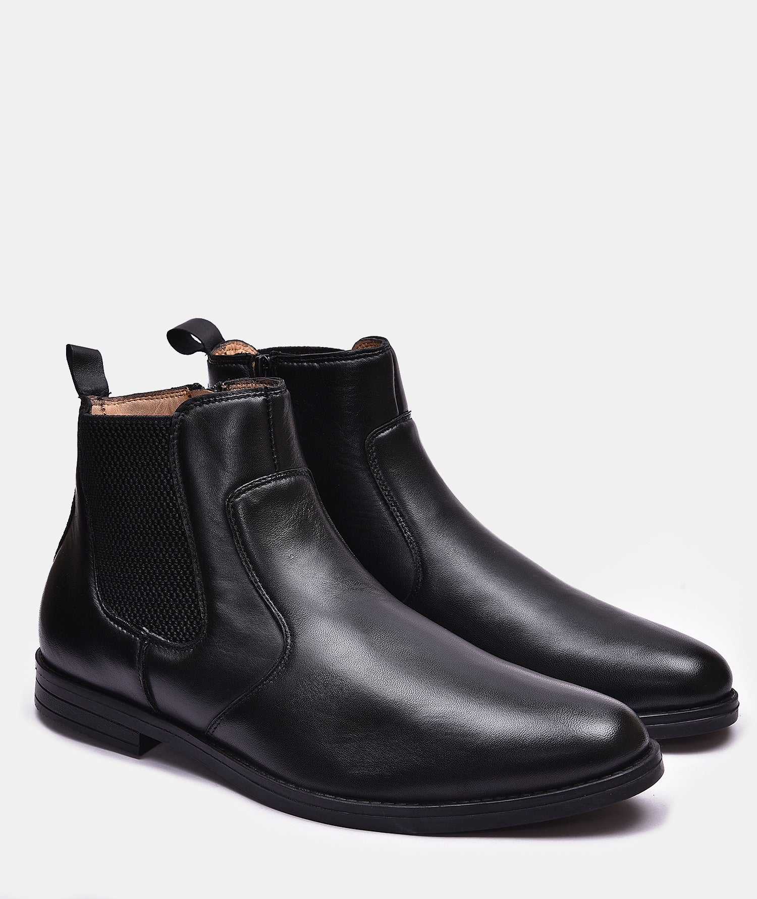 Leder warren Chelsea Leather Boots Black