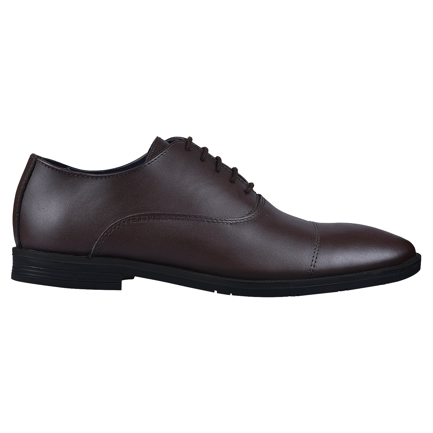 LEDERWARREN Brown Oxford Formal Shoe For Men