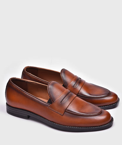 Penny Loafers Tan Shoes