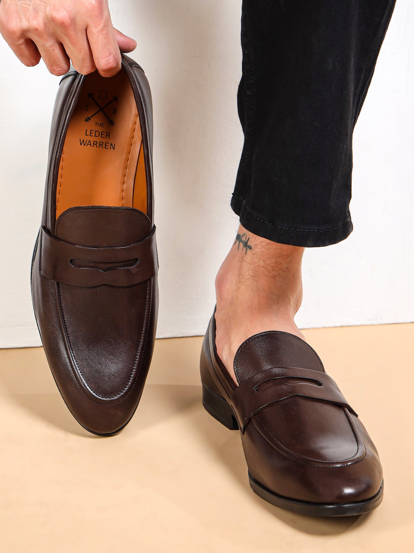 Penny Loafers Brown Shoes