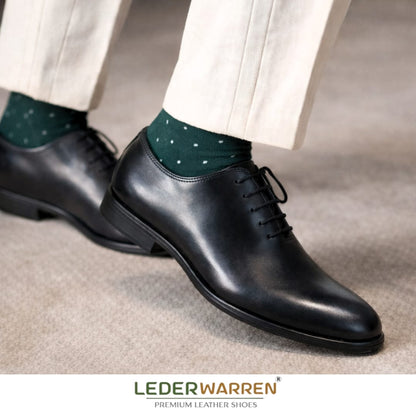 Andrea Formal Black Men Leather Formal Shoe.