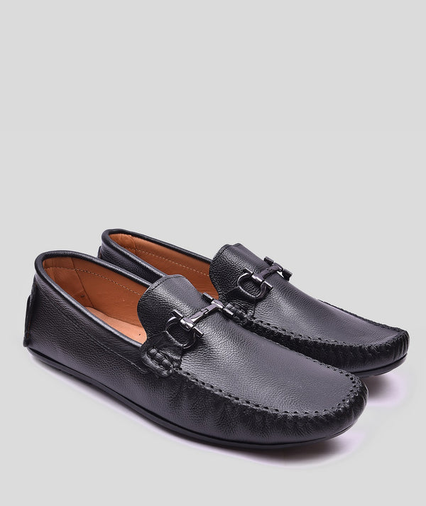 Men's Leather Black Loafer
