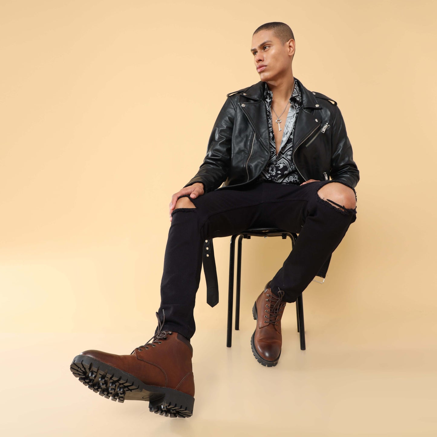 Riding Leather Boots For Men