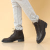 Load image into Gallery viewer, Men&#39;s leather motorcycle boots