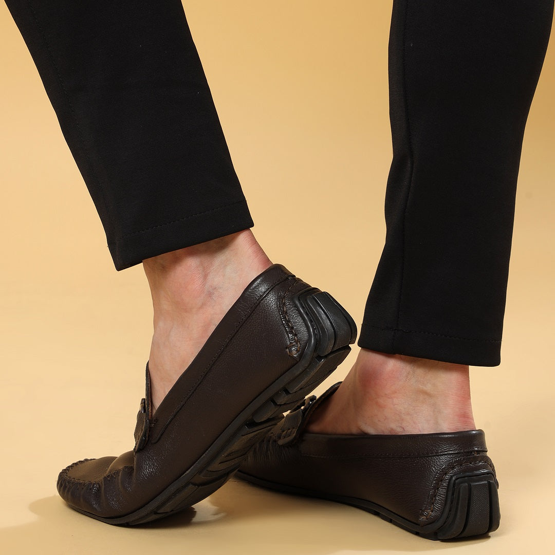 Men's Leather Black Loafer