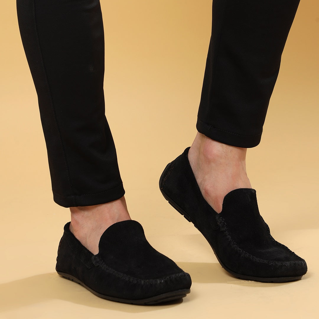 Suede Leather Loafer Shoes For Men