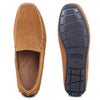 Lederwarren Suede Camel Loafer Shoes For Men