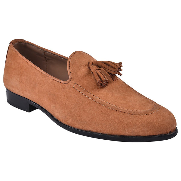 LEDERWARREN Tassel Tan Shoes For Men