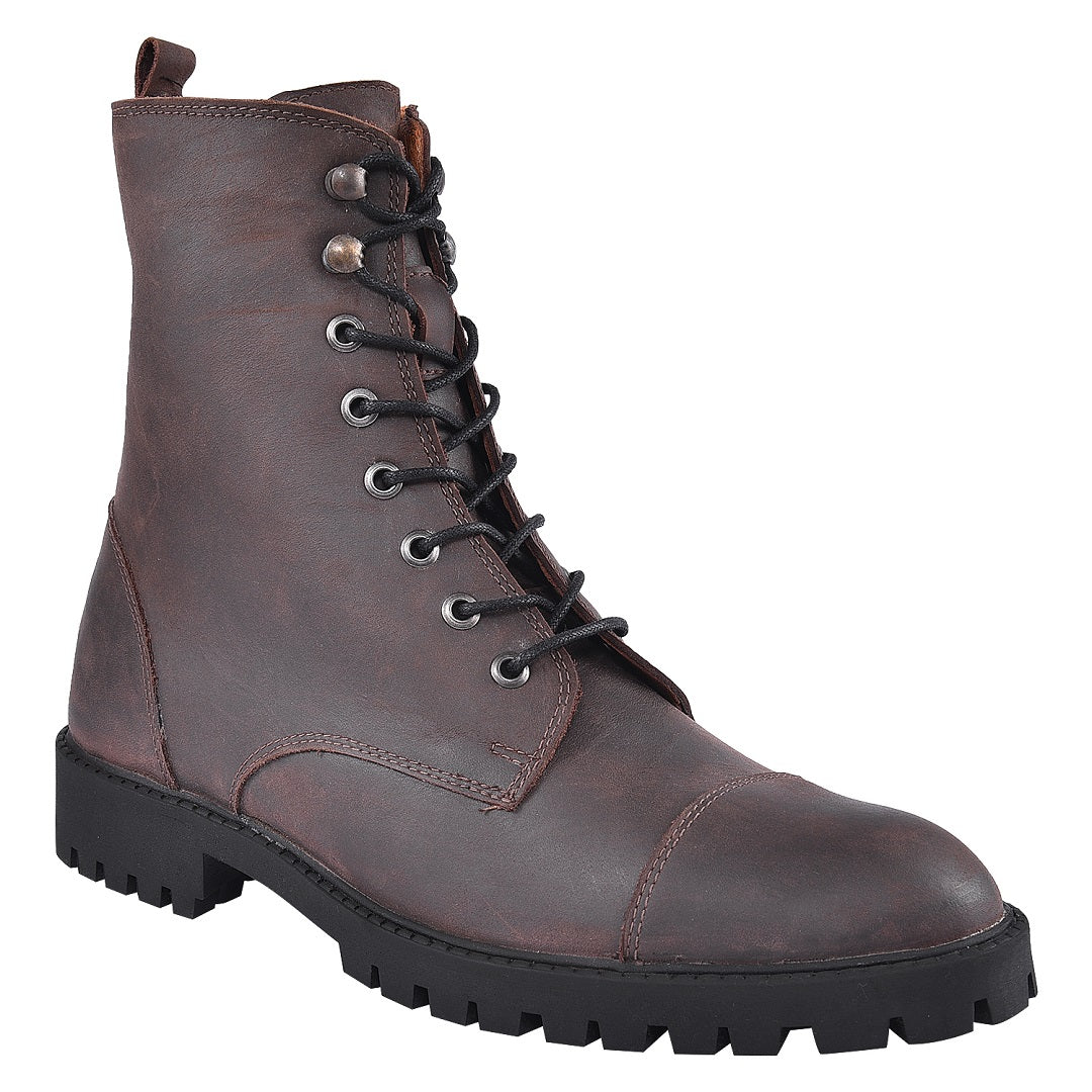 Leder warren High Ankle Riding Zip Leather Boots For Men