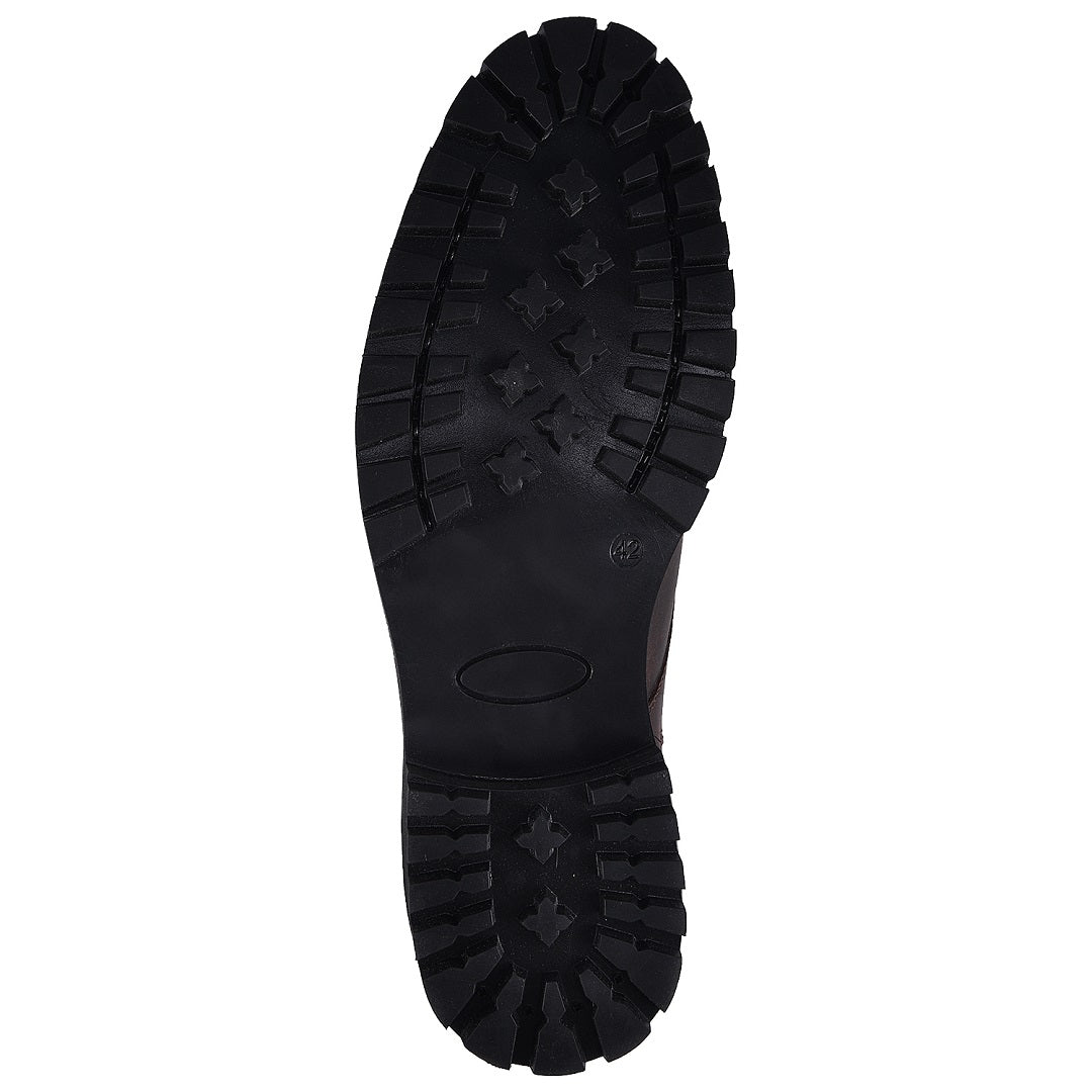 Leder warren High Ankle Riding Zip Leather Boots For Men