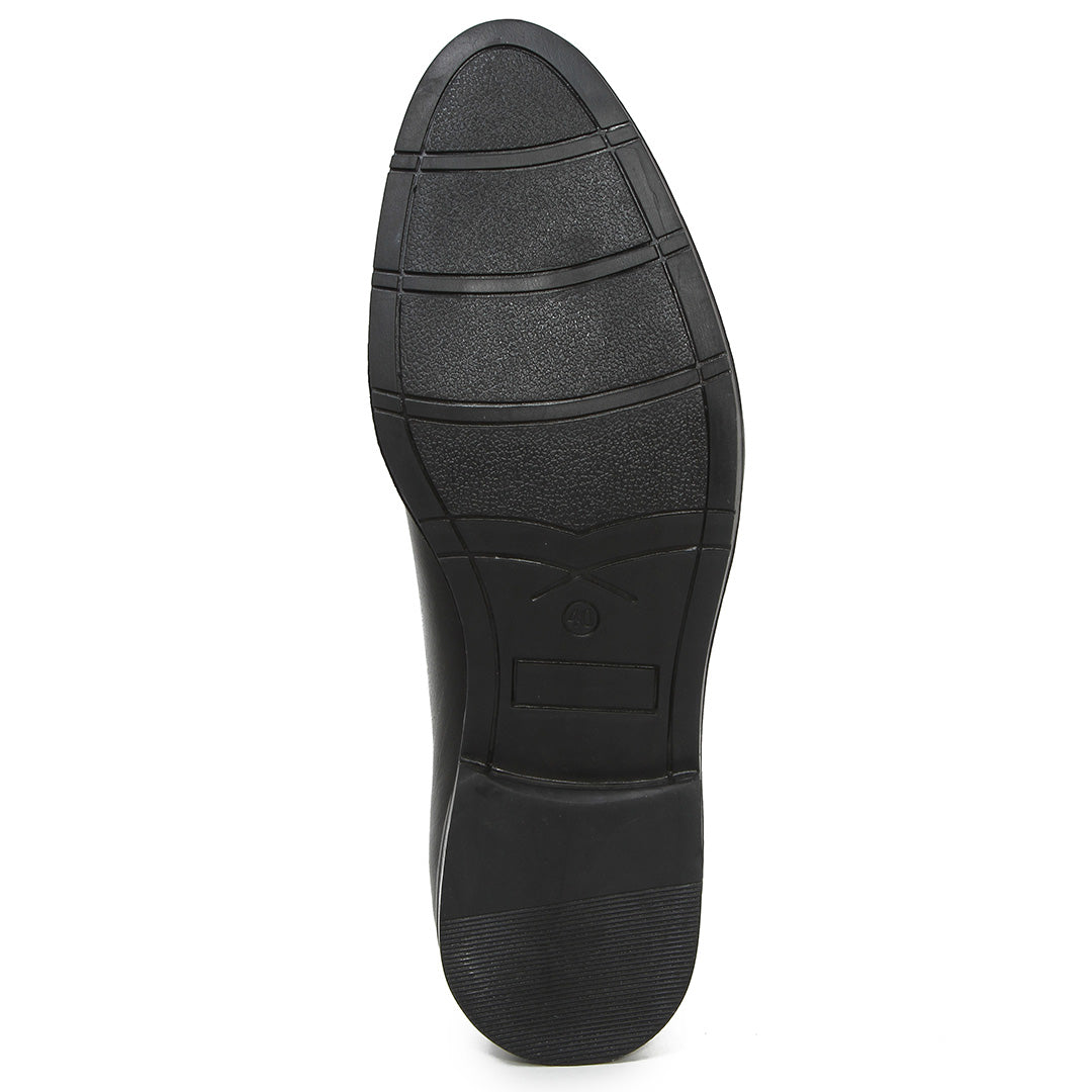 Andrea Formal Black Men Leather Formal Shoe